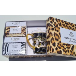 KIT ANIMAL PRIN-TEA LOVERS - ONÇA